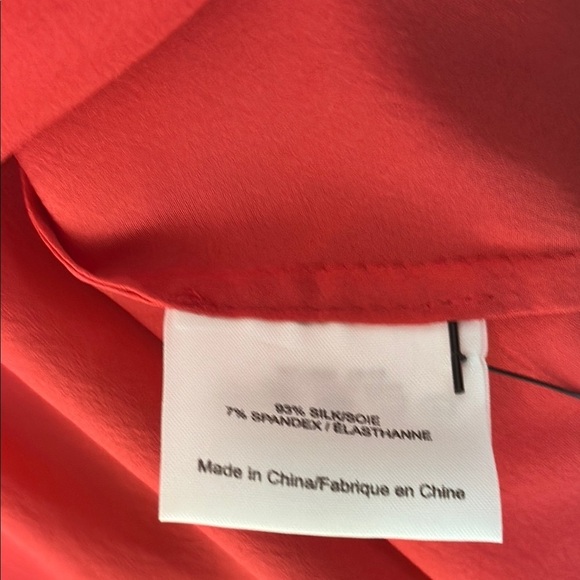 Tory Burch Red Sleeveless Jess Top Ballet Neck Tie - Picture 4 of 4